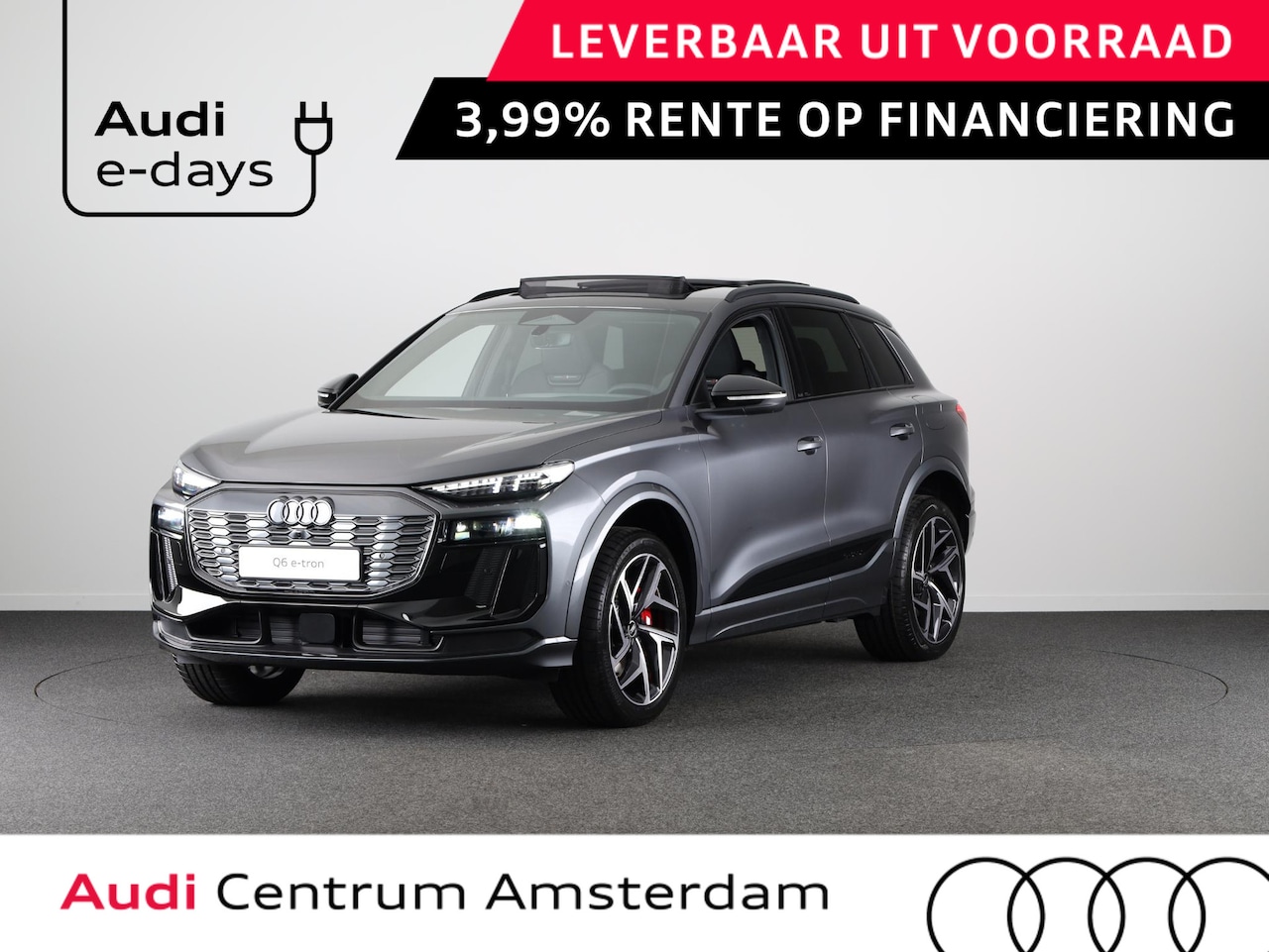 Audi Q6 SQ6 e-tron - SQ6 quattro 100 kWh Head Up Display, panoramadak, trekhaak, adaptive air suspension, camer - AutoWereld.nl