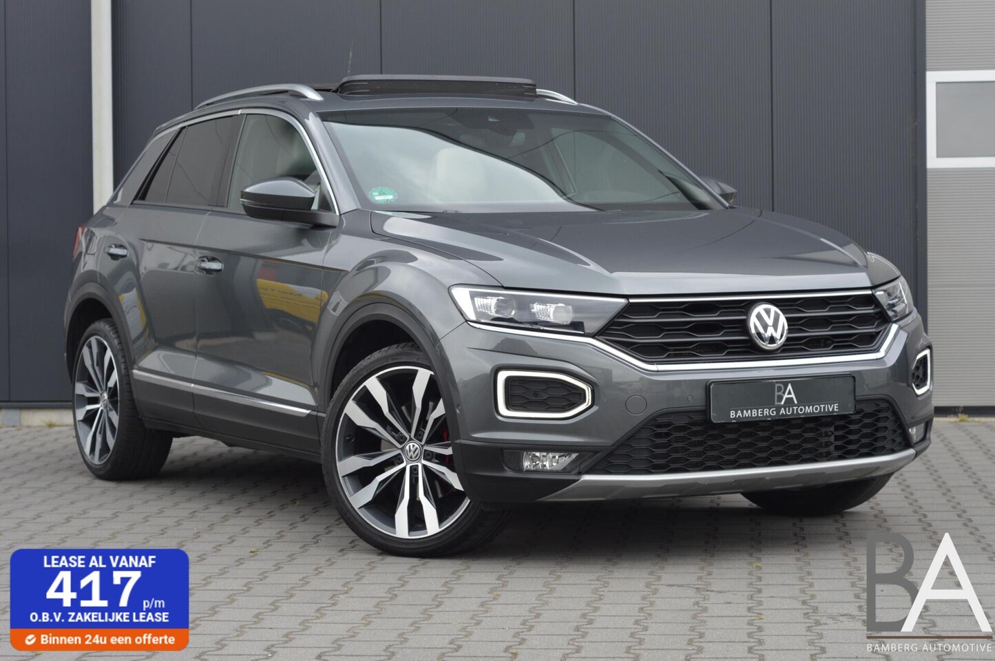 Volkswagen T-Roc - 2.0 TSI 4Motion Sport|leder|pano|DAB|ACC - AutoWereld.nl