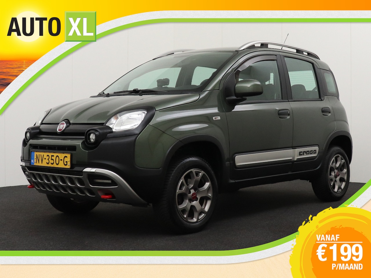 Fiat Panda - 0.9 90 PK TwinAir 4x4 Cross 5-Pers Climate Trekhaak Park. Sens LED - AutoWereld.nl