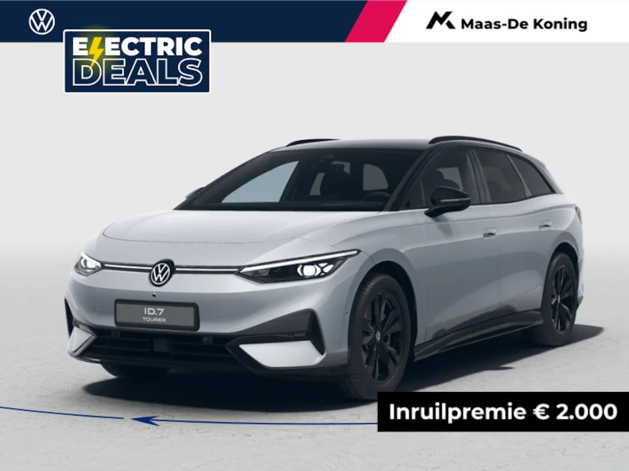 Volkswagen ID.7 - Pro Limited Edition 77 kWh accu 286 pk · 360 graden camera · Achterklep electrisch, inc. E - AutoWereld.nl
