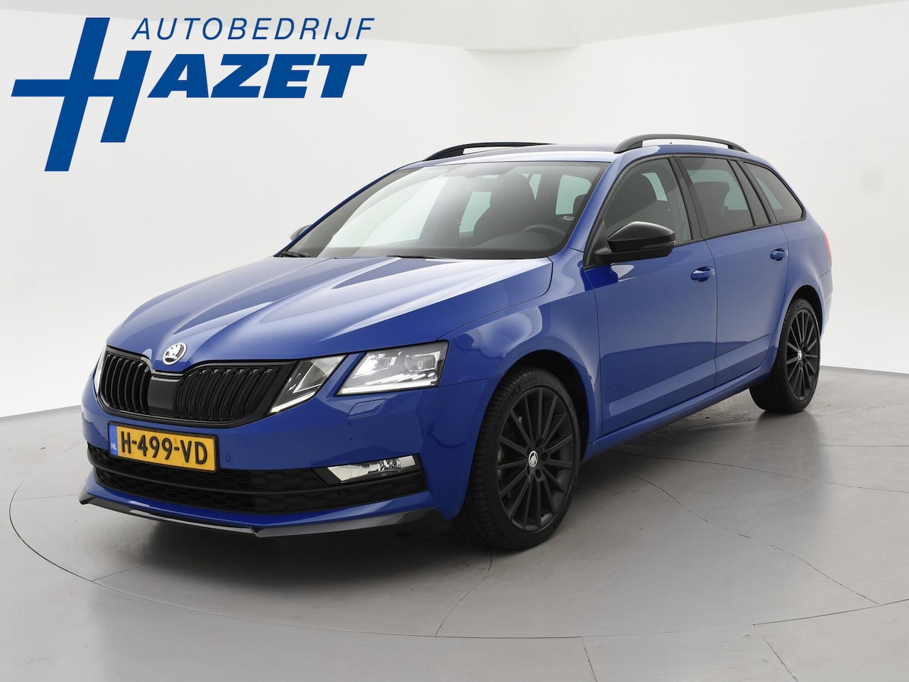 Skoda Octavia Combi - 1.5 TSI 150 PK DSG AUT. SPORTLINE - ENERGY BLUE + 18 INCH | ADAPTIVE CRUISE | APPLE CARPLA - AutoWereld.nl