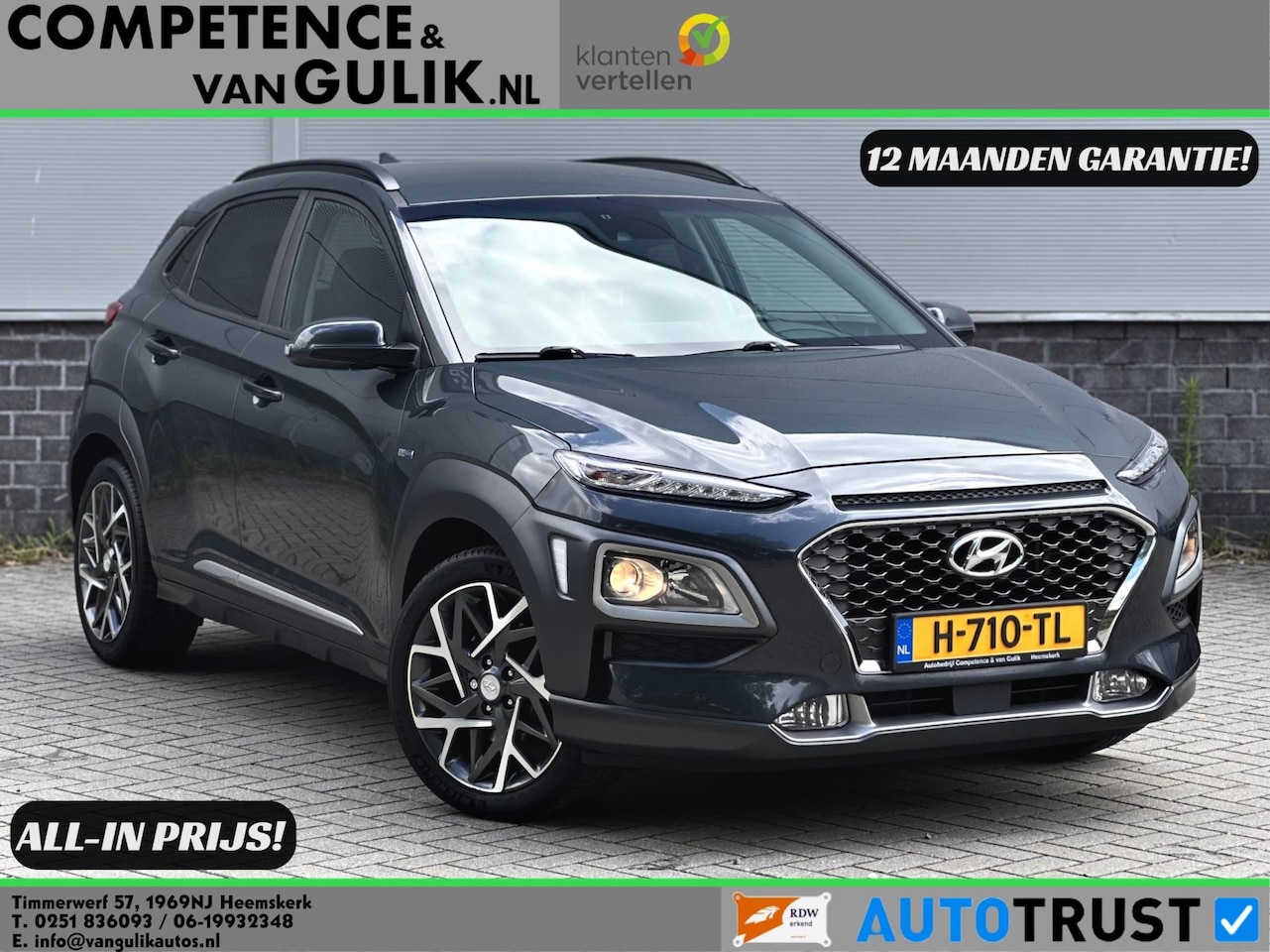 Hyundai Kona - 1.6 GDI HEV Fashion | ACC | Head-up | Camera | Krell | Carplay | Navi | - AutoWereld.nl