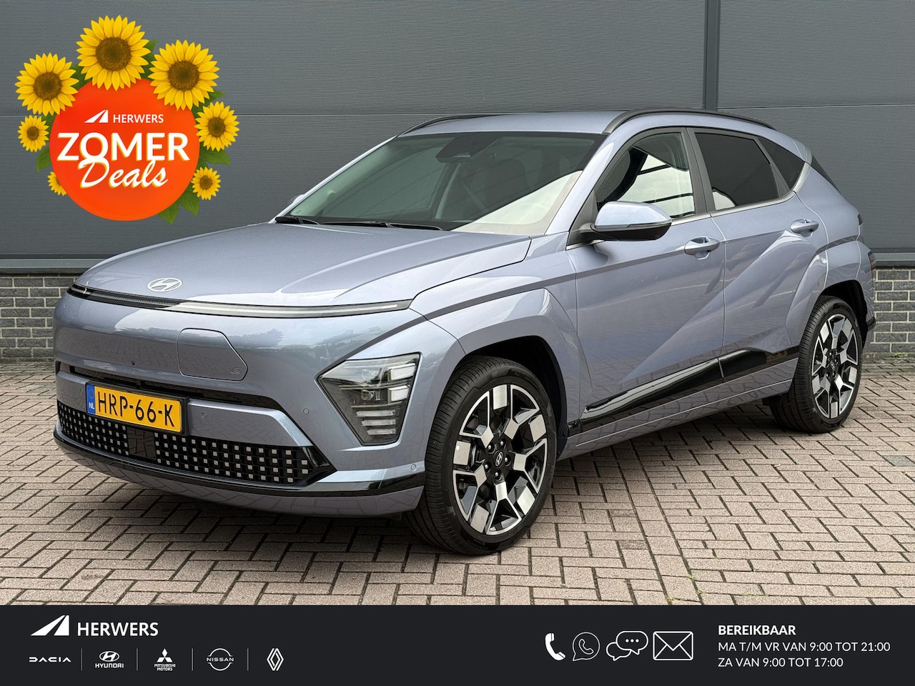 Hyundai Kona Electric - Premium 65.4 kWh / Elektrische stoelen met geheugen / Stoel verkoeling+verwarming / 360º C - AutoWereld.nl