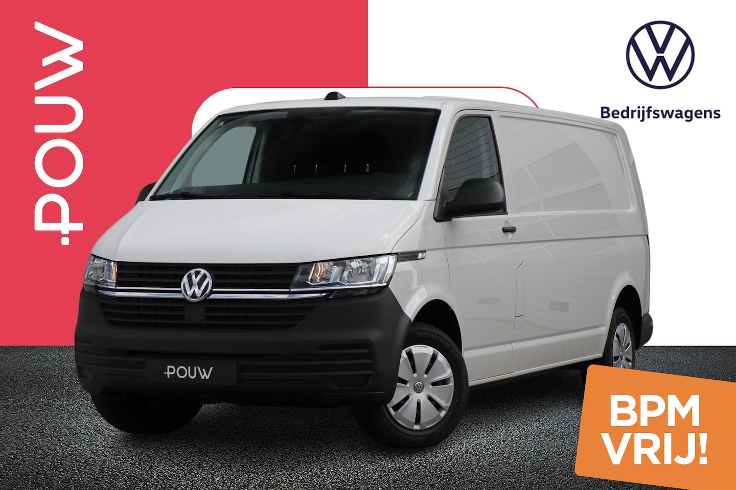 Volkswagen Transporter - 2.0 TDI 150pk DSG L2H1 DC 30 | Dubbele Cabine | Camera | Trekhaak | App Connect Navigatie - AutoWereld.nl