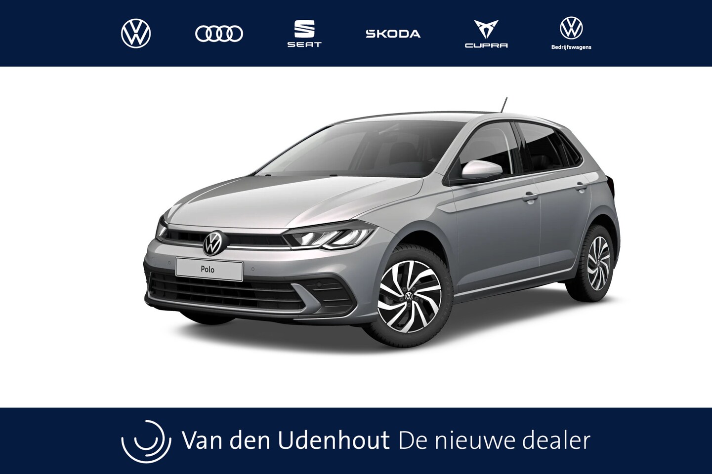 Volkswagen Polo - 1.0 TSI 95 5MT Life Edition Zijruiten achter en achterruit getint, 65% lichtabsorberend - AutoWereld.nl