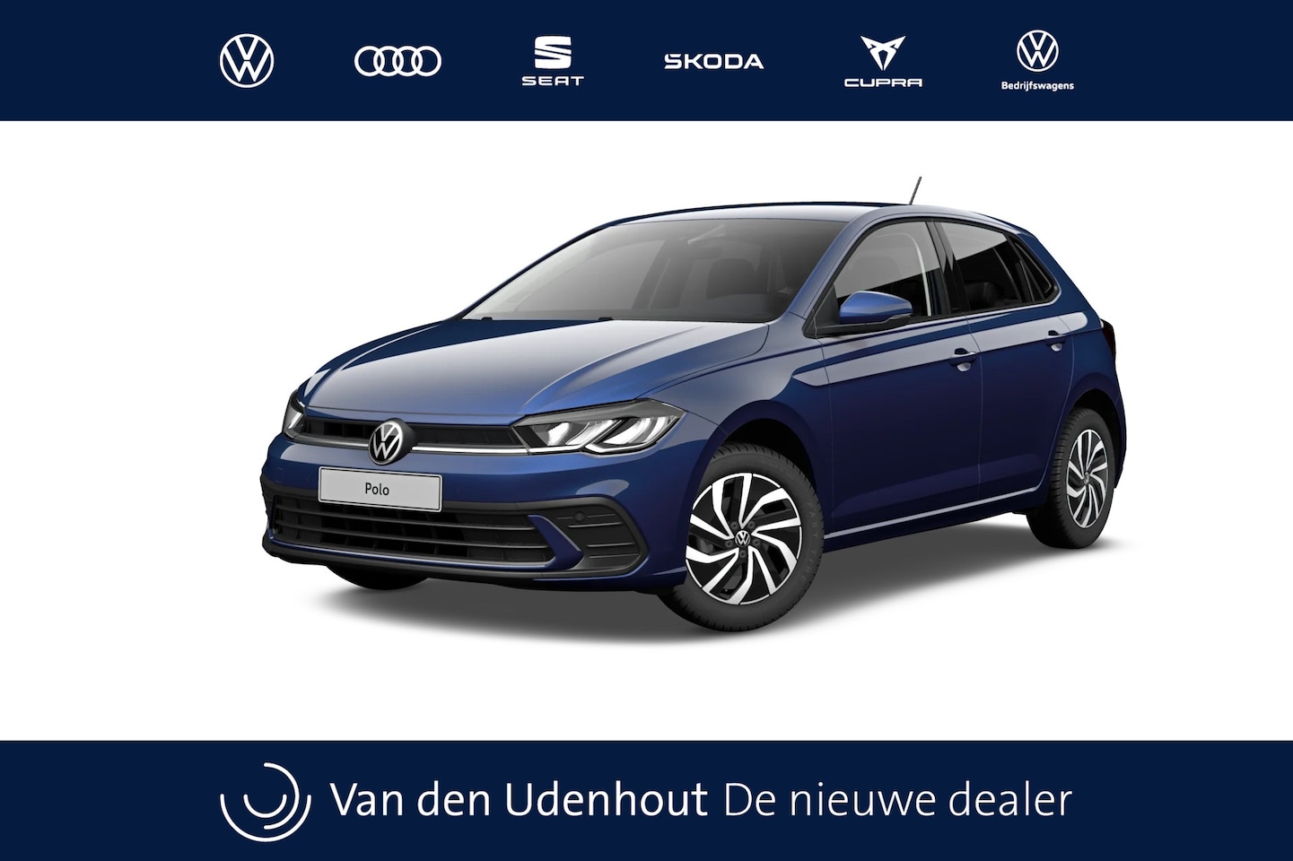 Volkswagen Polo - 1.0 TSI 95 5MT Life Edition Parkeersensoren voor en achter (Park Distance Control) | Airco - AutoWereld.nl