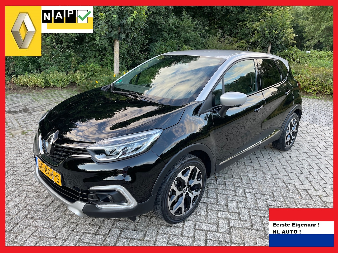 Renault Captur - 1.2 TCe Edition One Full Options, Vol Leer,  100% Dealer Onderhouden, NL Auto, 1e Eigenaar !! - AutoWereld.nl