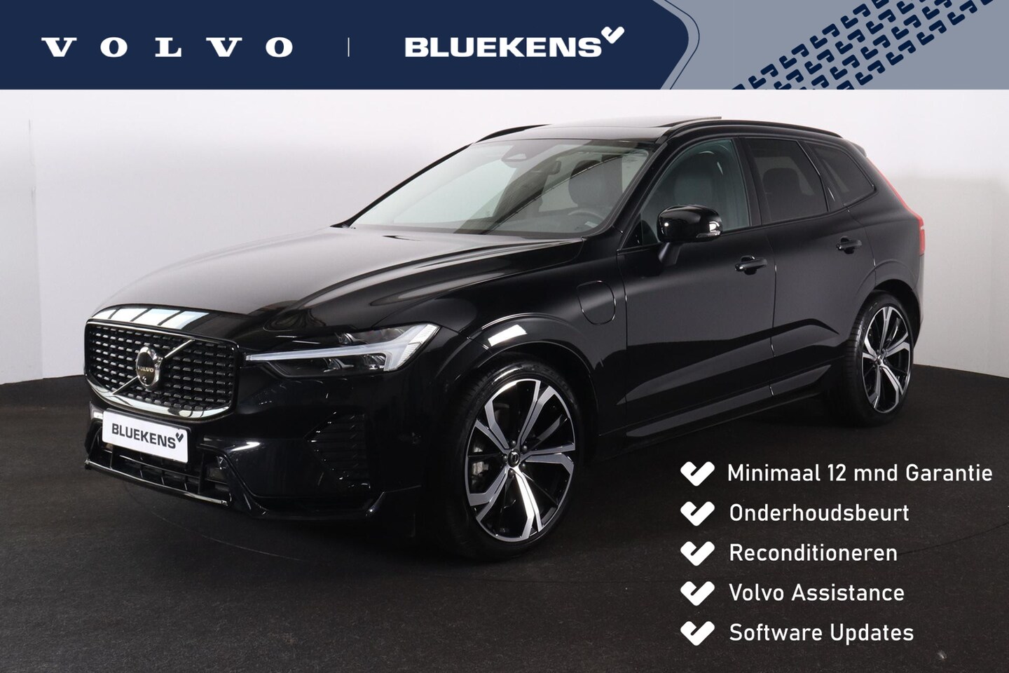 Volvo XC60 - T8 Recharge AWD Plus Dark - LONG RANGE - Luchtvering - Panorama/schuifdak - IntelliSafe As - AutoWereld.nl