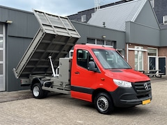 Mercedes-Benz Sprinter - 514 2.2 CDI Kipper Airco Trekhaak 3500kg trekgewicht Telefoonverbinding 3-Persoons Gereeds