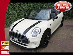 MINI Cabrio - 1.5 Cooper Chili F57 automaat van 1ste eig, LED, Clima, Stoelverw. en 17"