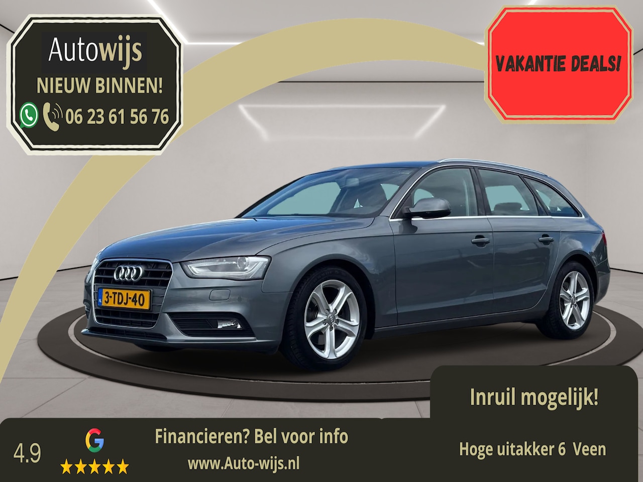 Audi A4 Avant - 1.8 TFSI Business Edition|NL AUTO|Navi|Goed onderhouden - AutoWereld.nl