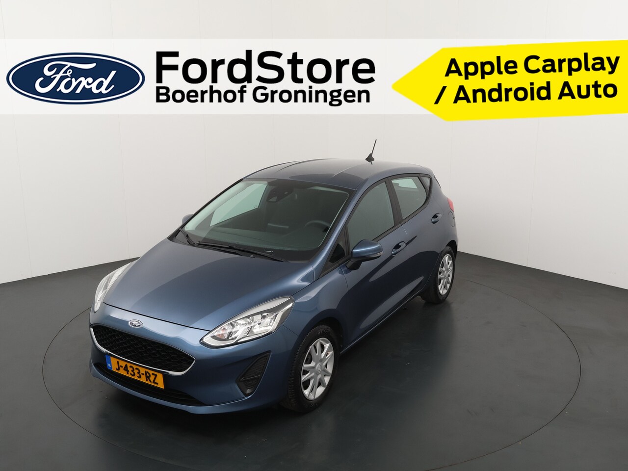 Ford Fiesta - EcoBoost 95pk Connected | Cruise | Airco | Navi | Parkeersen. achter | Apple carplay | And - AutoWereld.nl