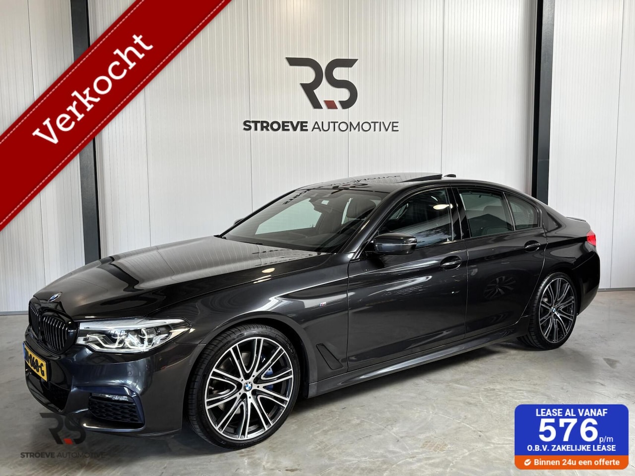 BMW 5-serie - 530i High Executive Edition | Navi | M | LED | Pano | Leder | ACC | Camera | Harman Kardon - AutoWereld.nl