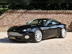 Aston Martin V12 Vanquish - "Low mileage" Executed in deep "Bowland Black over Charcoal" interior with alloy veneer, A