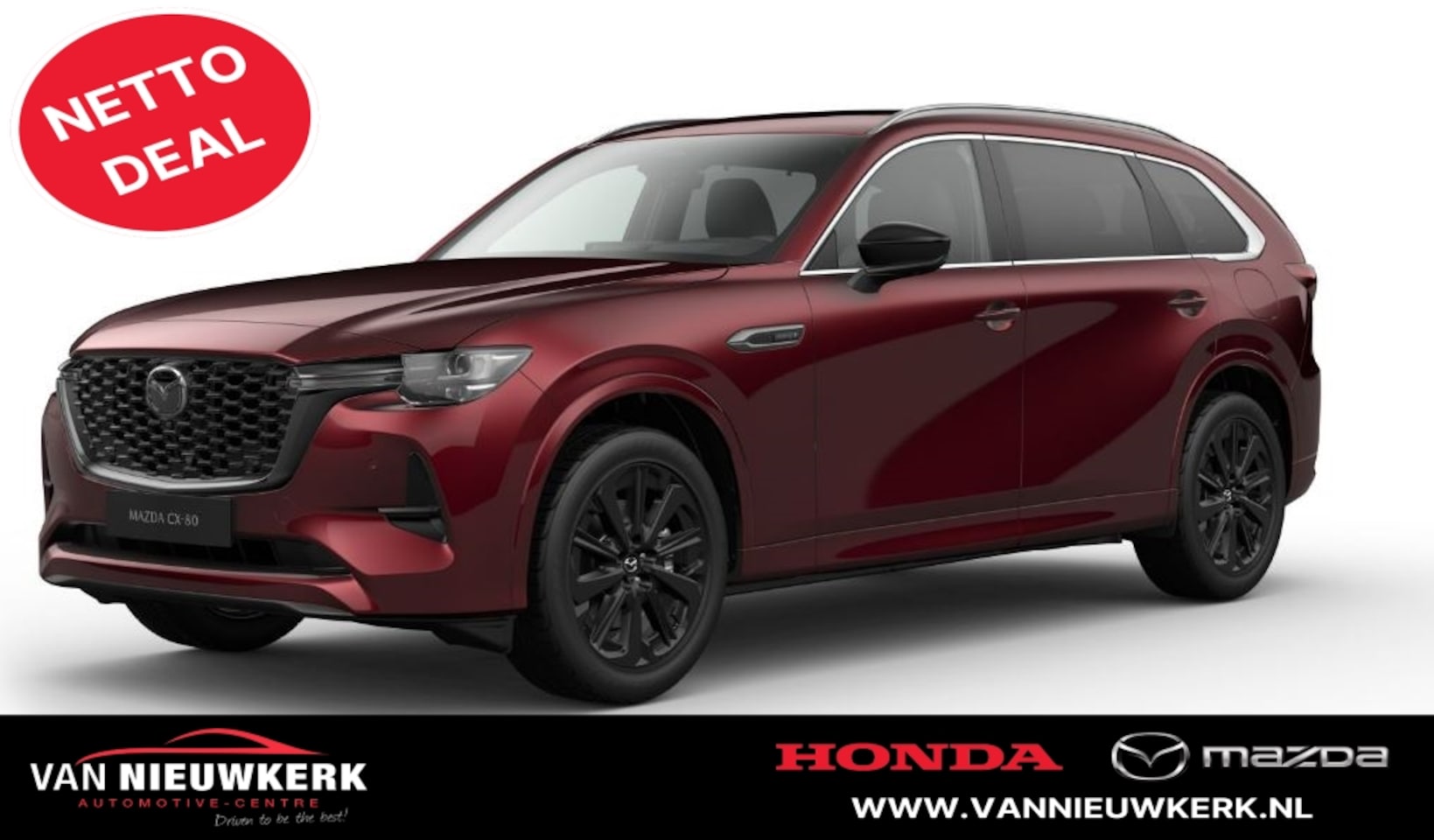 Mazda CX-80 - 2.5 e-Skyactiv PHEV 327pk AWD 8AT Homura PANORAMA-DAK - AutoWereld.nl