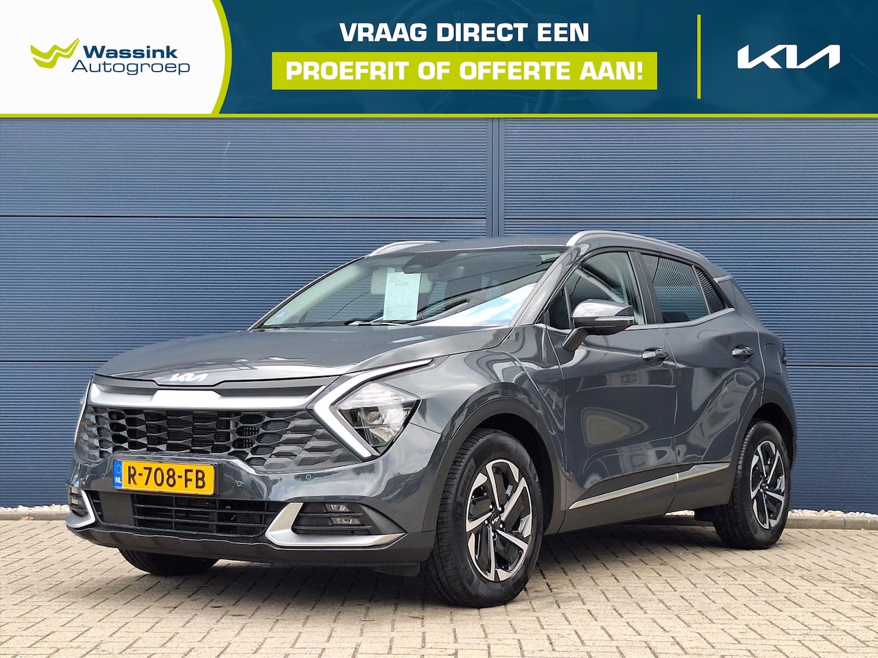 Kia Sportage - 1.6 T-GDi 230pk Hybrid Automaat DynamicLine I Trekhaak I Navigatie - AutoWereld.nl