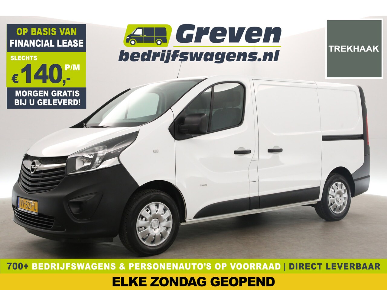 Opel Vivaro - 1.6 CDTI L1H1 Airco Cruise 2xSchuifdeur Navigatie PDC 3 Persoons Elektrpakket Trekhaak - AutoWereld.nl