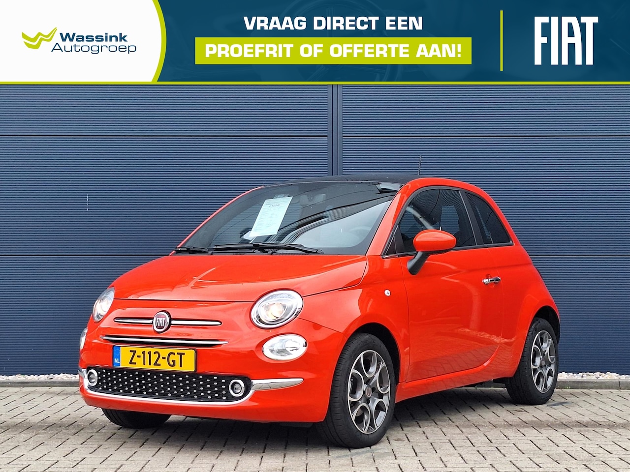 Fiat 500 - 1.0 Hybrid 70pk Dolcevita | Panorama dak | Airco 1841 km !!!!!!!! - AutoWereld.nl