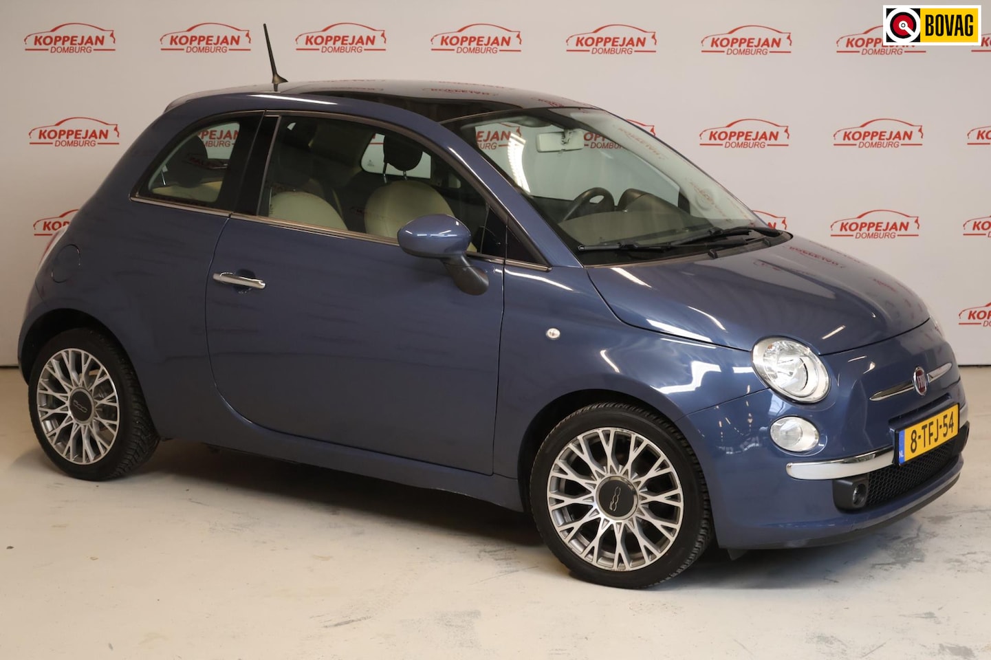 Fiat 500 - 0.9 TwinAir Lounge NL auto, Panorama, Leder, LM wielen, all season - AutoWereld.nl
