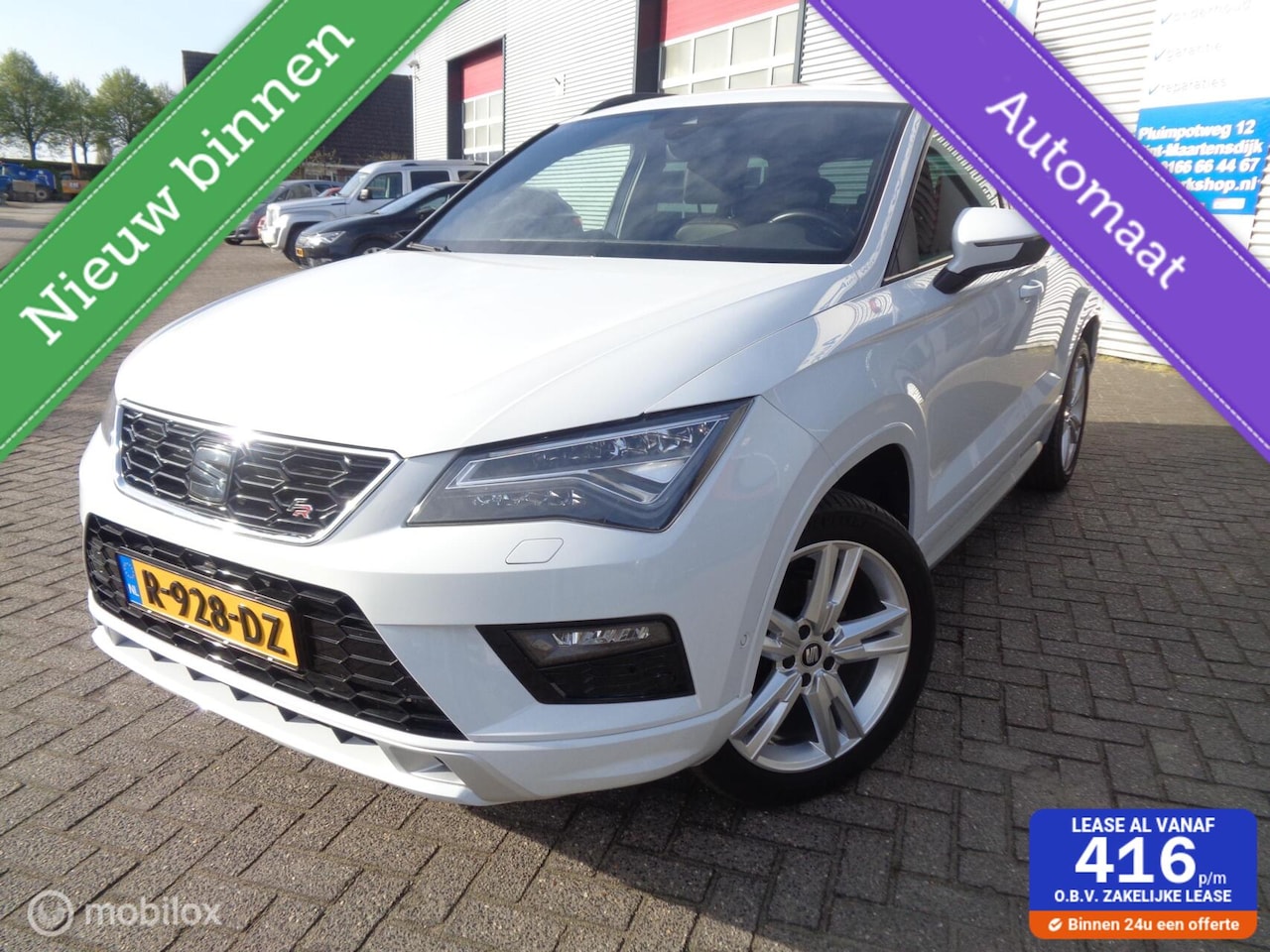 SEAT Ateca - 1.5 TSI FR/Panoramadak/Leer/Stoelverw/Carplay/18''/LED/Virtual/Trekhaak/Key Less - AutoWereld.nl