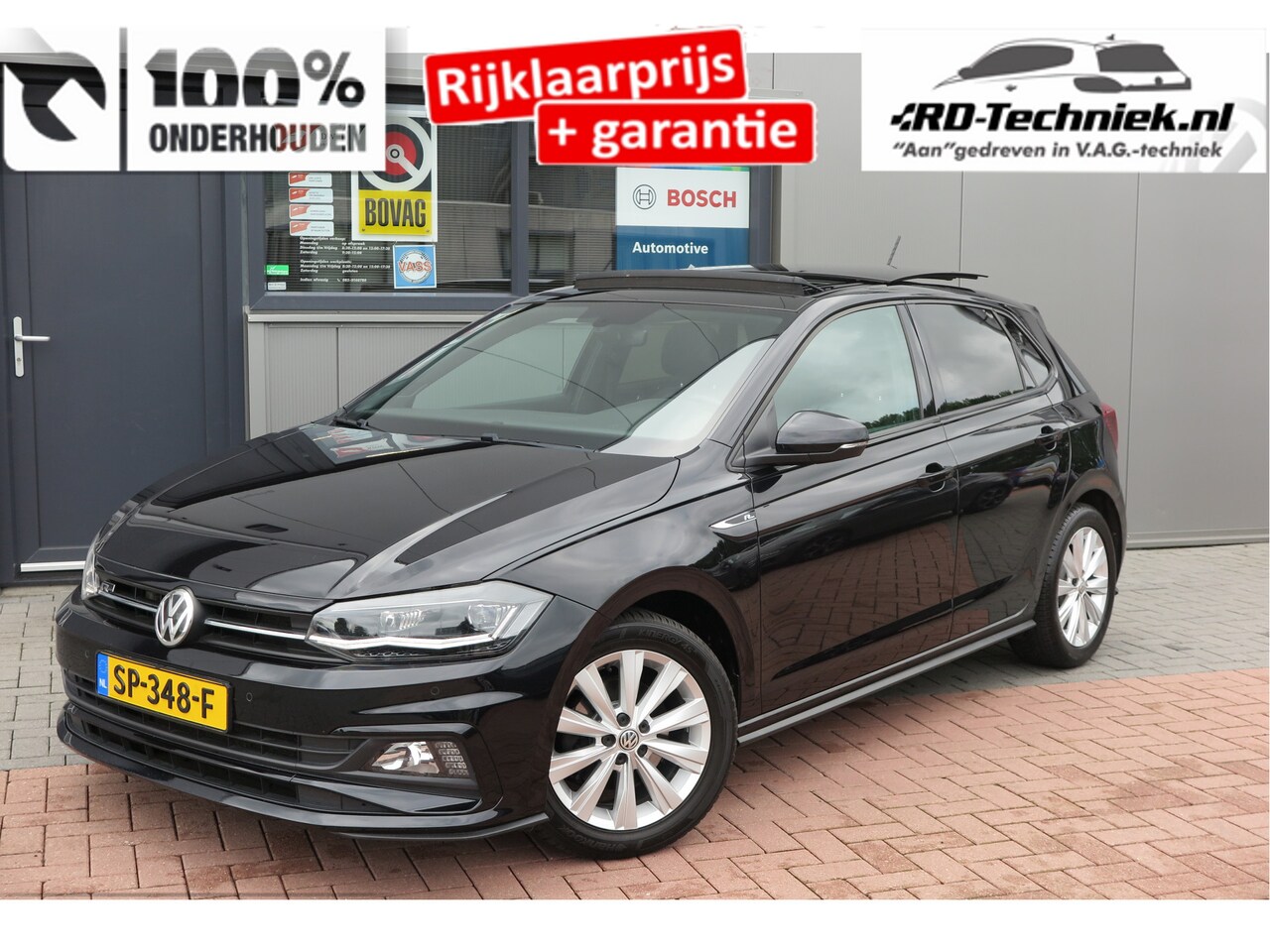 Volkswagen Polo - 1.0 TSI 85pk 116pk Highline R-Line , Panoramadak, Led , PDC, Cruise, DAB+, Carplay , Achte - AutoWereld.nl