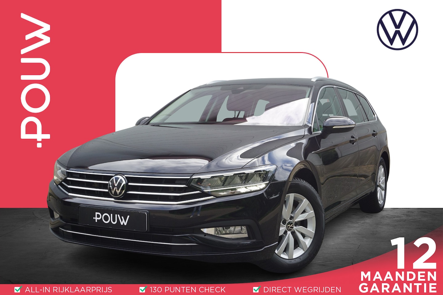 Volkswagen Passat Variant - 1.5 TSI 150pk DSG Business | Trekhaak | Elektrische Achterklep | Achteruitrijcamera - AutoWereld.nl
