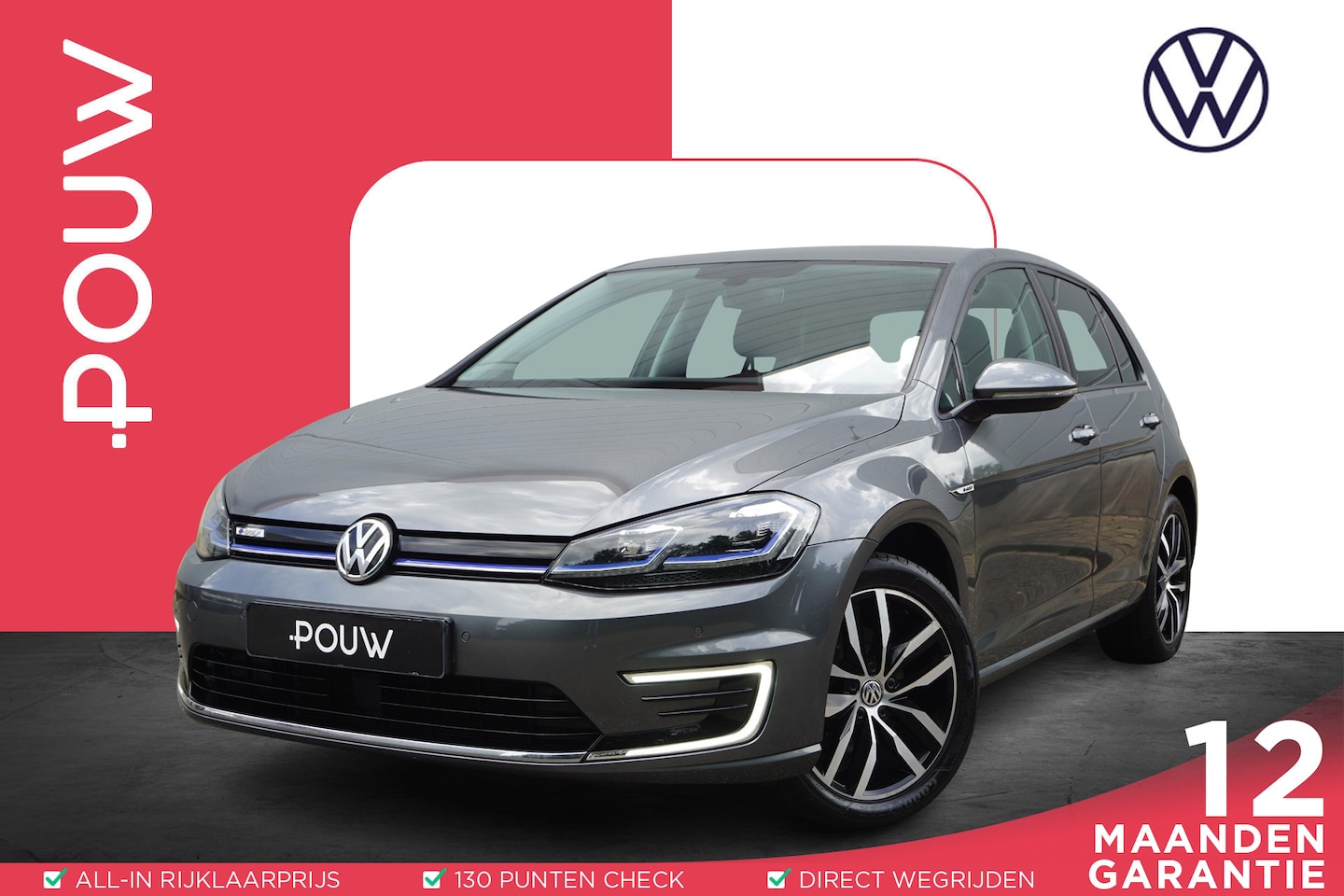 Volkswagen e-Golf - 136pk E-DITION | Navigatie | Achteruitrijcamera | Adaptive Cruise - AutoWereld.nl