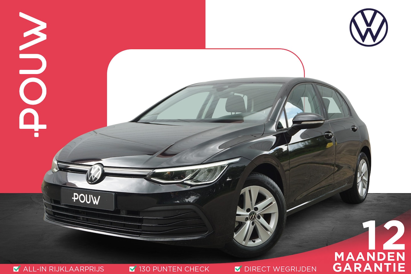 Volkswagen Golf - 1.0 TSI 110pk Life | Achteruitrijcamera | Navigatie | Apple Carplay & Android Auto - AutoWereld.nl