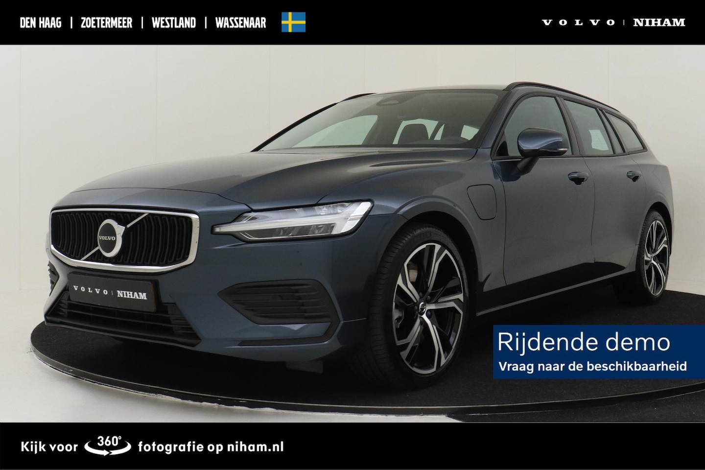 Volvo V60 - T6 PLUG-IN HYBRID AWD ESSENTIAL EDITION -CLIMATE|19"|PARK-ASSIST - AutoWereld.nl