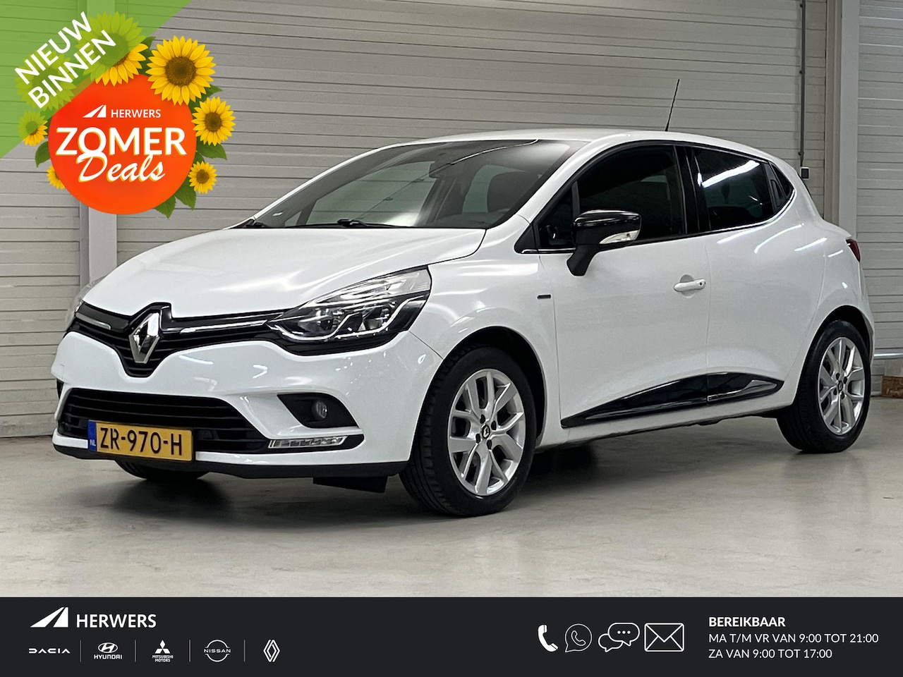 Renault Clio - 0.9 TCe Limited / Eerste Eigenaar / Dealer Onderhouden / Airco / Navigatie / Bluetooth / C - AutoWereld.nl