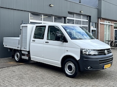Volkswagen Transporter - 2.0 L2H1 DC Benzine Open laadbak Airco Trekhaak 2000kg trekgewicht Pick-up Elektrische ram