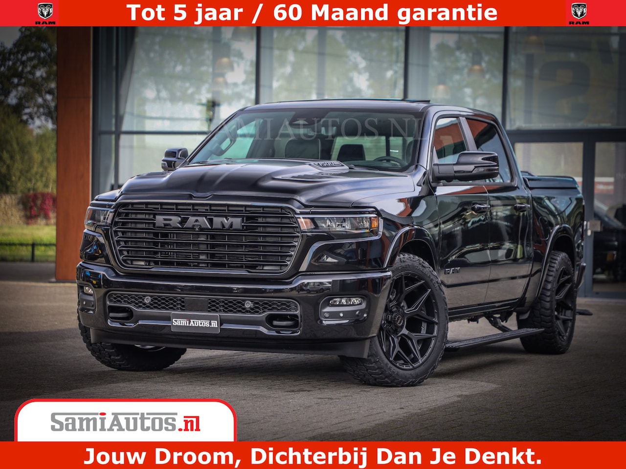 Dodge Ram 1500 - Night Premium | Full Option | De Meest Luxe Pick-Up in zijn Klasse | Comfortabele Dubbele - AutoWereld.nl