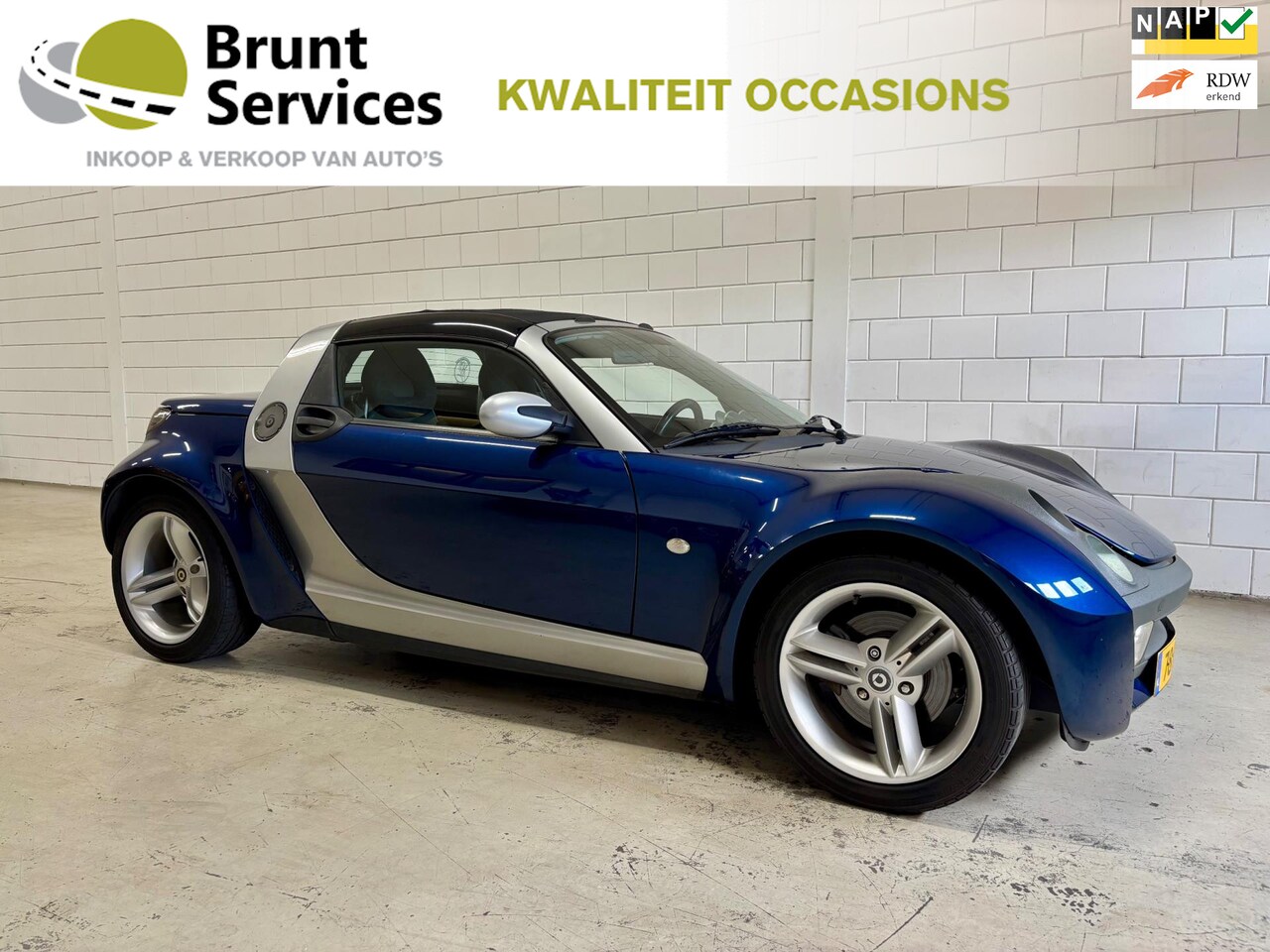 Smart Roadster - 0.7 BJ.04|110pK|FLIPPERS|16Inch|Eibach verlaagd !! - AutoWereld.nl