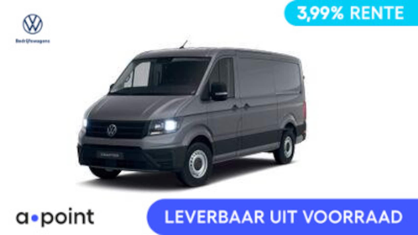 Volkswagen Crafter - Bedrijfswagens Trendline L3H2 2.0 TDI EU6 140 pk GVW 3.0T NETTO DEAL!!  2 SCHUIFDEUREN!! - AutoWereld.nl