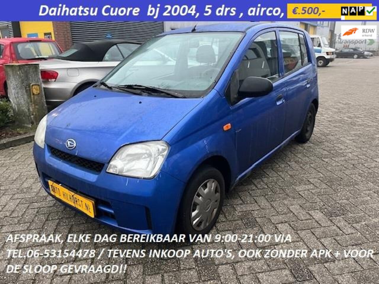Daihatsu Cuore - 1.0-12V Tokyo 1.0-12V Tokyo , Diverse handel export auto's - AutoWereld.nl