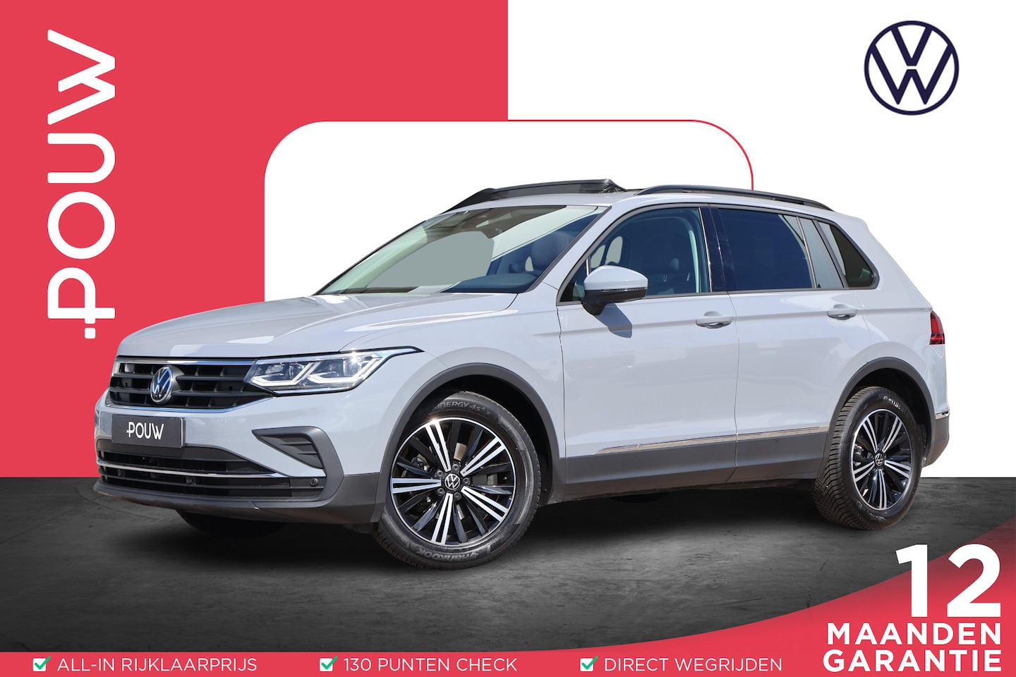 Volkswagen Tiguan - 1.5 TSI 150pk DSG Life Business | Panoramadak | Camera | Navigatie | Adaptive Cruise - AutoWereld.nl