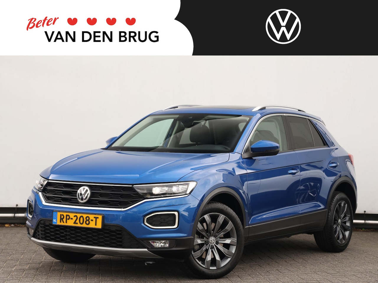 Volkswagen T-Roc - 1.0 TSI Style Led koplampen| navigatie|panoramadak - AutoWereld.nl