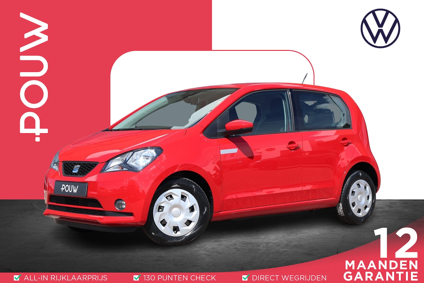 SEAT Mii Electric - 83pk | SoH 94% | Climate Control | Verwarmde Voorruit | Stoelverwarming - AutoWereld.nl