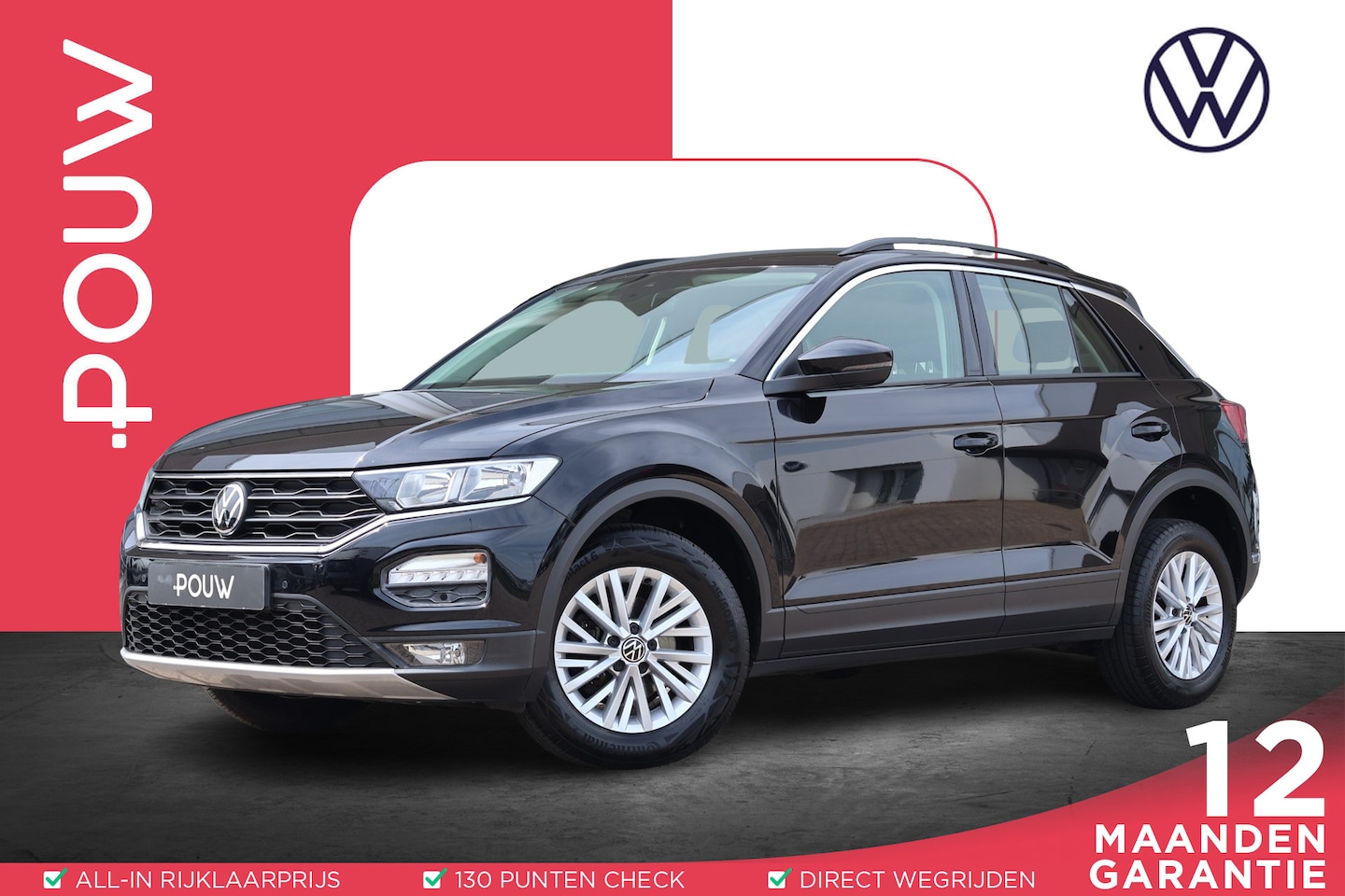 Volkswagen T-Roc - 1.0 TSI 110pk Style | Cruise Control Adaptief | PDC - AutoWereld.nl