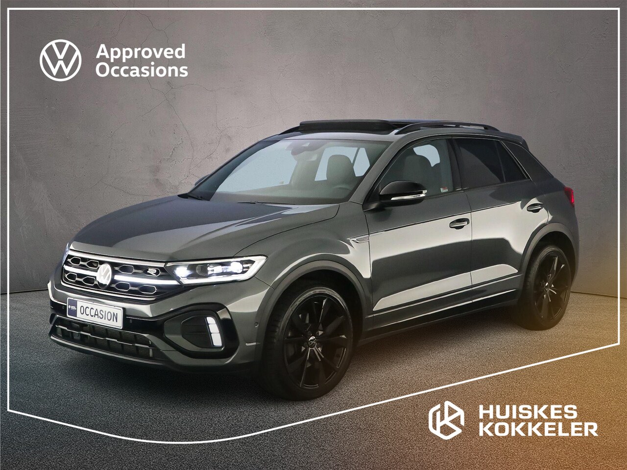 Volkswagen T-Roc - R-Line 1.5 TSI 150pk DSG Automaat Trekhaak, Panoramadak, Black Style, LED matrix koplampen - AutoWereld.nl