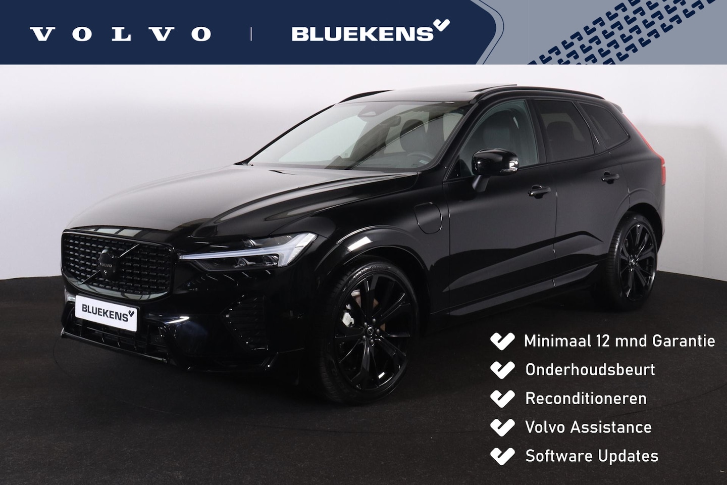 Volvo XC60 - T8 Recharge AWD Ultra Black Edition - LONG RANGE - Luchtvering - Panorama/schuifdak - Inte - AutoWereld.nl