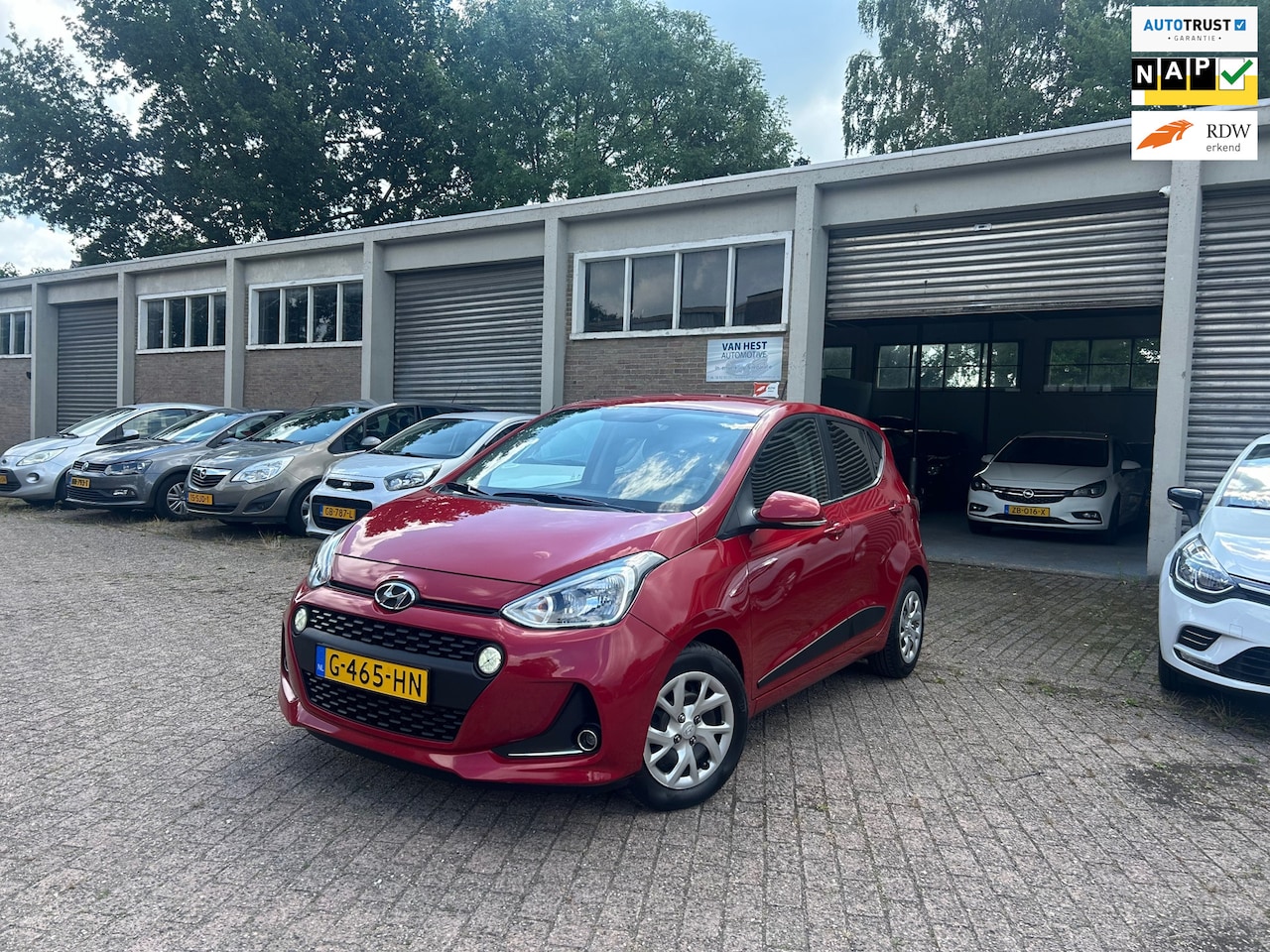 Hyundai i10 - 1.0i Premium Climate/Stoel-stuur verwarming/Cruise/ Navi NAP!! - AutoWereld.nl