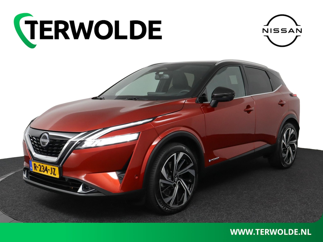 Nissan Qashqai - 1.5 e-Power Tekna Plus | 360° Camera | Adaptive Cruise Control | Bekleding Leder | Elektri - AutoWereld.nl