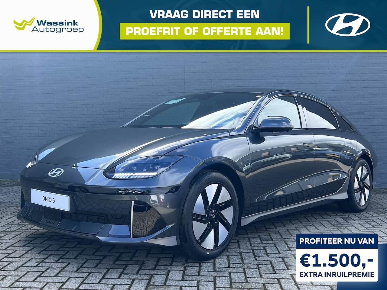 Hyundai IONIQ 6 - 77,4 kWh 229pk RWD Connect - AutoWereld.nl