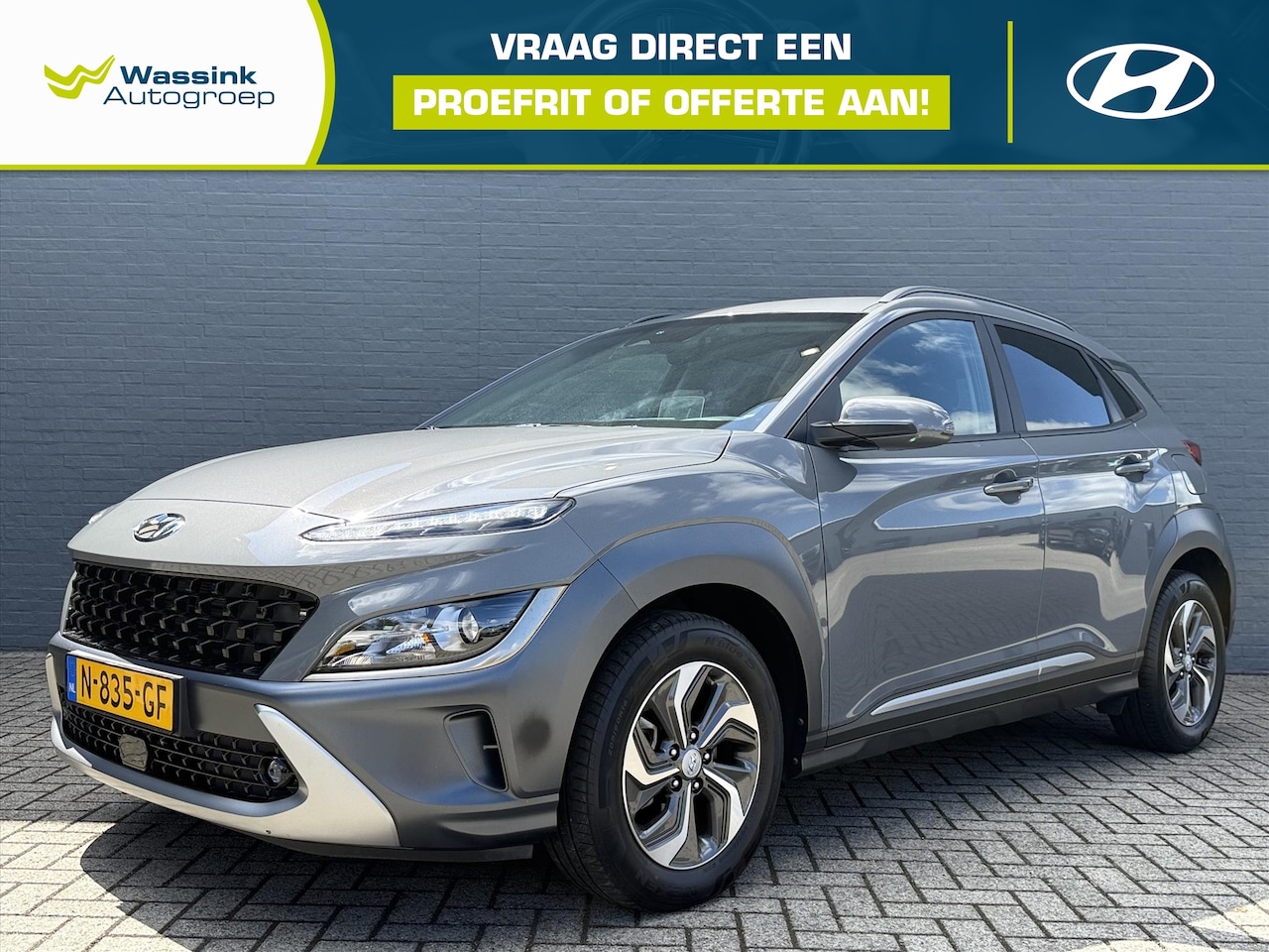 Hyundai Kona - 1.6 GDI HEV 141pk DCT Fashion | Heads up Display | Dode Hoek Sensor | Krell Premium Speake - AutoWereld.nl