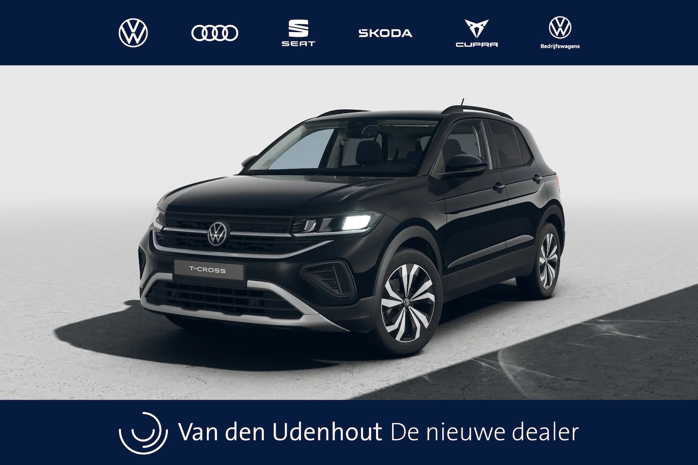 Volkswagen T-Cross - 1.0 TSI 95 5MT Life Edition Parkeersensoren voor en achter (Park Distance Control) | Airco - AutoWereld.nl