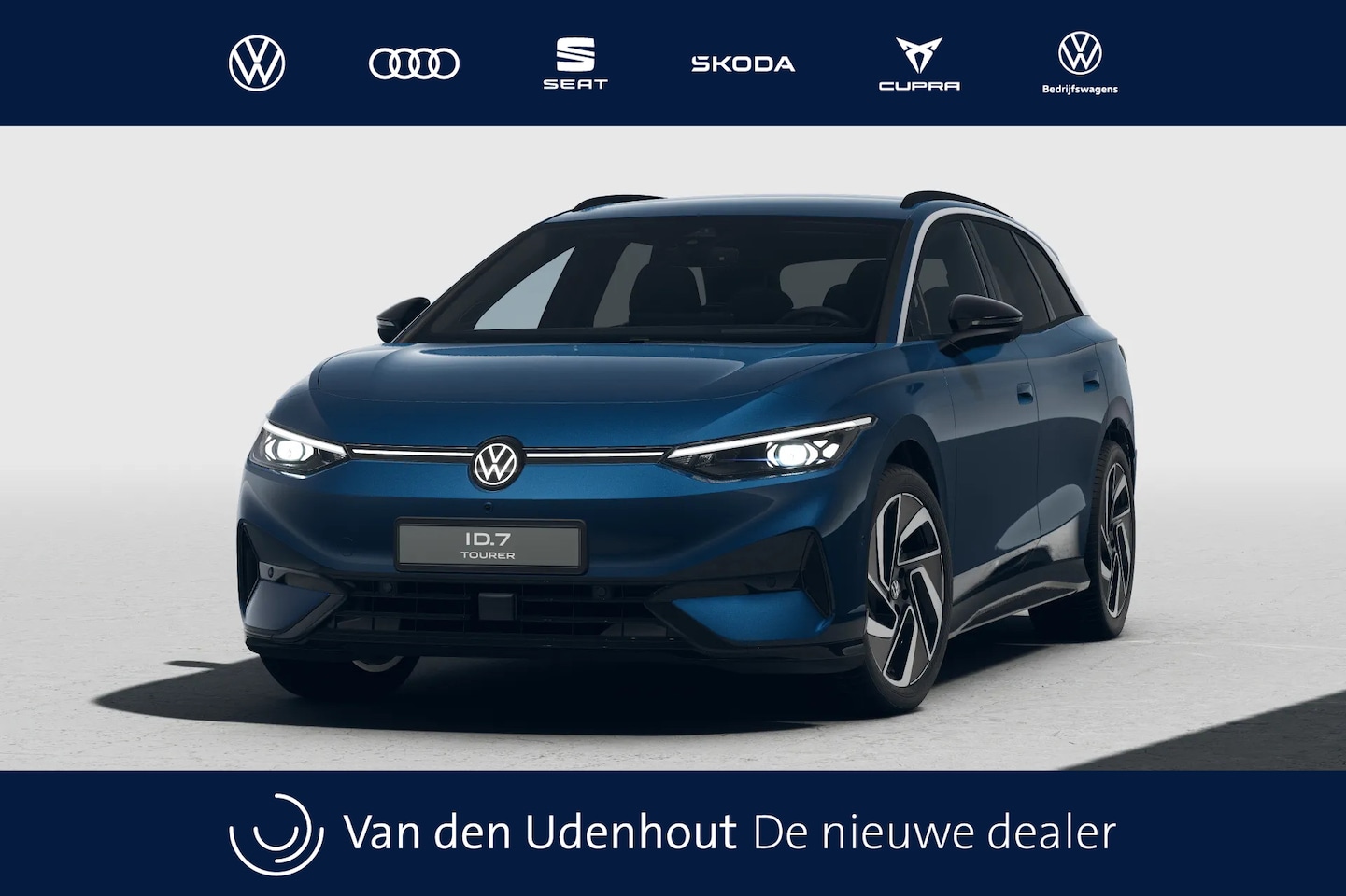 Volkswagen ID.7 Tourer - 77 kWh Elektromotor 286 1AT Pro Business Automaat - AutoWereld.nl