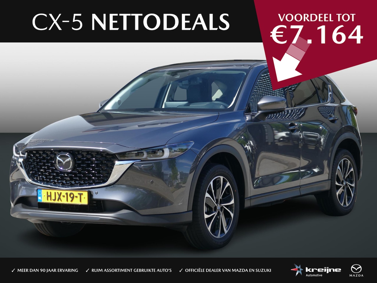 Mazda CX-5 - 2.0 e-SkyActiv-G M Hybrid 165 Exclusive-Line | NETTO DEALS | TOT €7.164,- Voordeel | RIJKL - AutoWereld.nl