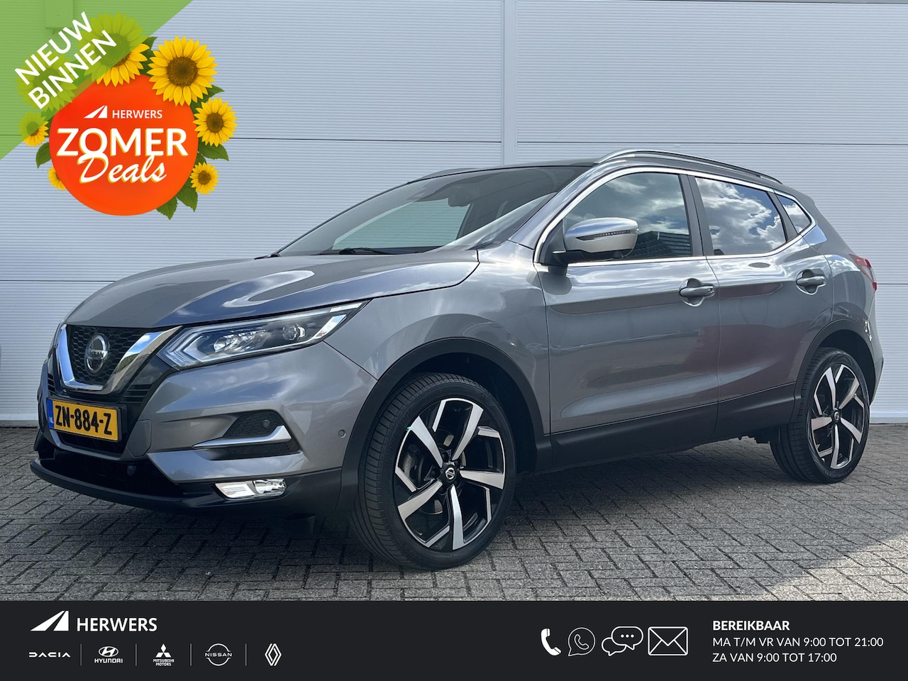 Nissan Qashqai - 1.2 Tekna + / Dealeronderhouden / Stoelverwarming / Panoramadak / Bose Premium Audio / Ron - AutoWereld.nl