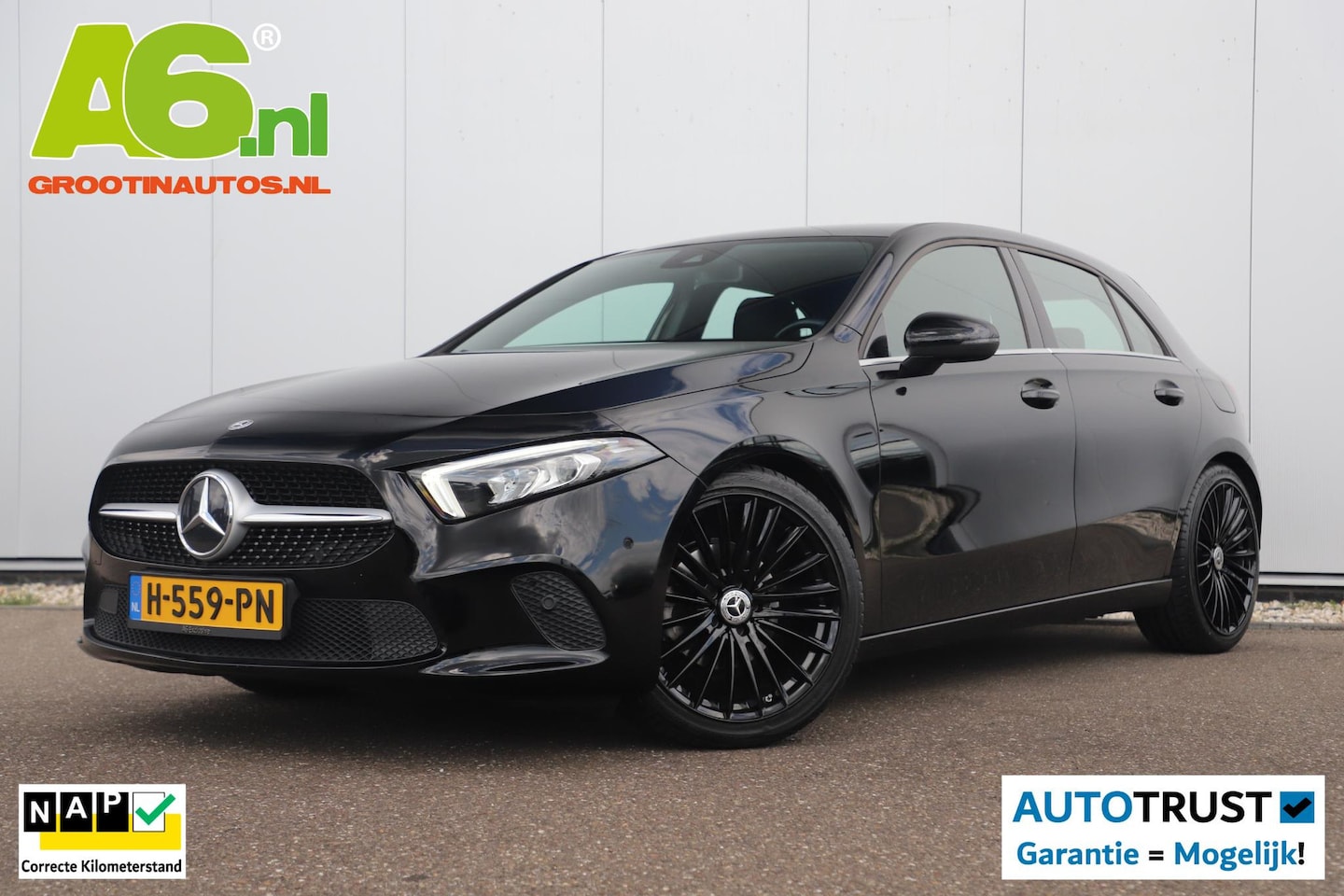 Mercedes-Benz A-klasse - 160 Business Solution Half Leder Full LED Sportstoelen Carplay Android Navigatie Achteruit - AutoWereld.nl
